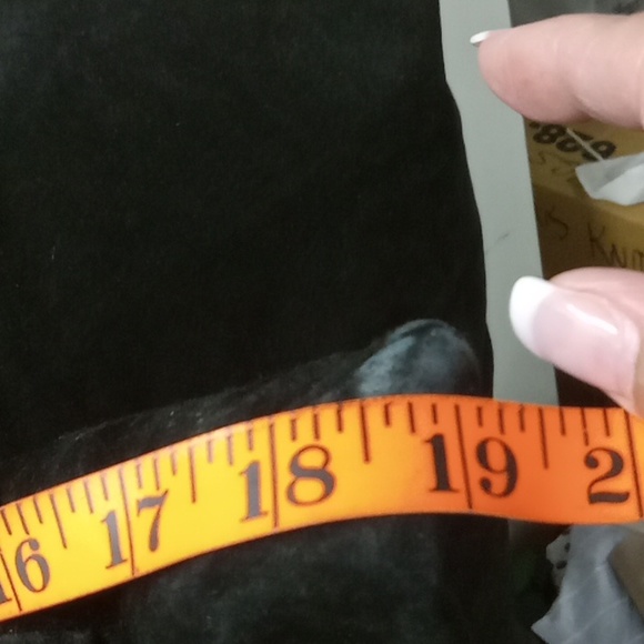 REAL Suede (pre-owned) Black Throw Pillows. - Picture 2 of 3